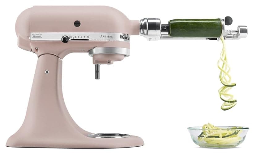 KitchenAid Artisan Series 5 Quart Tilt Head Stand Mixer with Pouring Shield KSM150PS, Feather Pink thumbnail 6