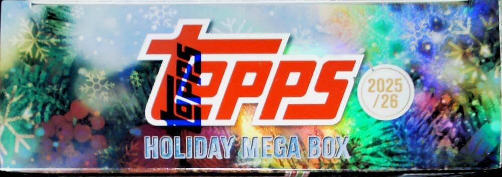 Topps 2025-26 Flagship Holiday Basketball Factory Sealed Mega Box 10 Packs (10 Cards Per Pack). Chase Exclusive Glitter Holiday Parallels. Look for possible Autographs or Exclusive Relic Cards. thumbnail 4