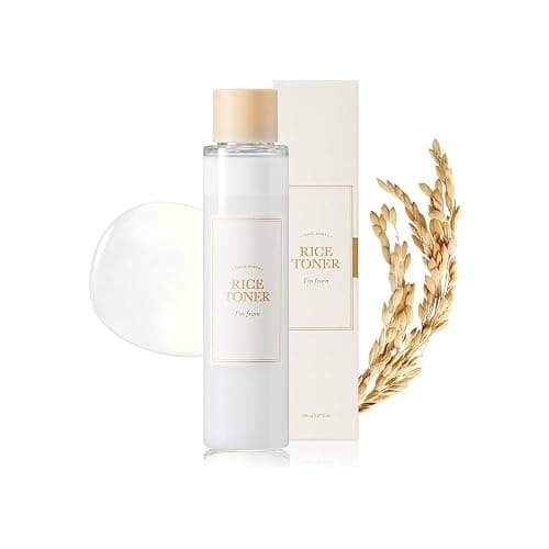 I'm from Rice Toner, Milky Toner for Glowing Skin, 77.78% Korean Rice, Glow Essence with Niacinamide, Hydrating for Dry, Dull, Combination Skin, Vegan, Fragrance Free, Glass Skin 5.07 Fl Oz - Image 1