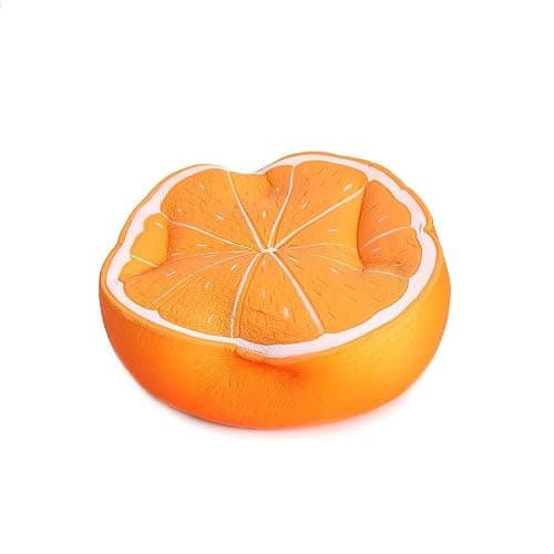 Anboor 10 Inches Squishies Orange Jumbo Kawaii Soft Slow Rising Scented Big Fruit Squishies Stress Relief Kid Toys Decoration Props thumbnail 4