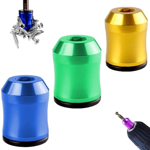 Strong Magnetic Screw Holder Ring, 2026 New Screwdriver Head Magnetic Ring Bit, Universal Magnetic Screw Holder for Drill, Anti-Slip Screwdriver Holder for Power Tools, Mechanics & Carpenters (A) - Image 1
