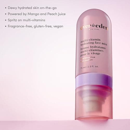 Evereden Kids Multi-Vitamin Hydrating Face Mist | Nourishing Face Spray, Preppy Skincare Essential for Ages 6+ | Clean Formula Safe for Sensitive Skin | Multi-Vitamin Complex, Peach & Mango Juice thumbnail 2