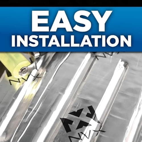 NVX SDSK2 90 Mil Thick 1.38 Sqft. Car Sound Damping Mat, Butyl Automotive Deadener, Audio Noise Vibration Insulation, and Dampening (Two 10" x 10" Pieces) - Speaker Kit - 1.38 sq. ft. Speaker Kit (Silver) thumbnail 3