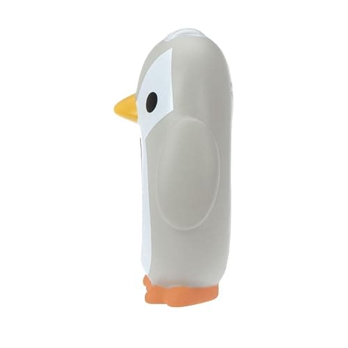 Nuby - Termometro da bagno per bambini a forma di pinguino - Schermo di facile lettura - Senza BPA - Grigio - Adatto a partire da 0 mesi thumbnail 2