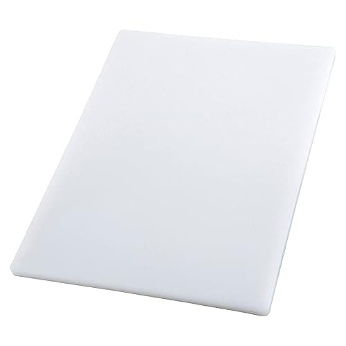 Winco CBH-1824 Cutting Board, 18-Inch by 24-Inch by 3/4-Inch, White,Medium - 12" x 18" x 1/2" Yellow