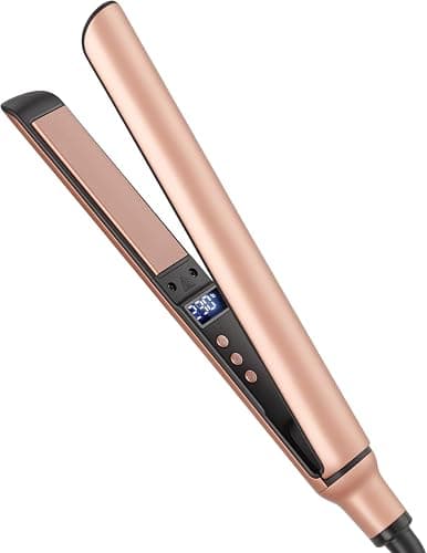 Mini Hair Straightener, Ceramic Small Straighteners for Short Hair, Mini Flat Irons Quick Styling Tool Dual Voltage for Travel thumbnail 7