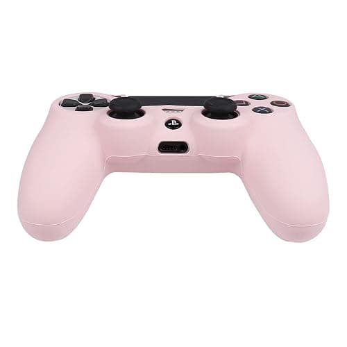 RALAN Pink Controller Skins for PS4, Silicone Controller Cover Skin Protector Compatible with PS4 Slim/PS4 Pro Controller (Pink Pro Thumb Grip x 6,Skull Cap Grip x 2)(Camouflage Pink+White Pink thumbnail 6