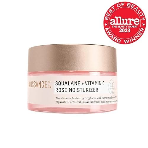 BIOSSANCE Squalane + Vitamin C Rose Face Moisturizer – Antioxidant-Rich Day/Night Face Lotion – Hydrates and Smooths Fine Lines – Even Skin Tone & Reduce Discoloration – For Radiant Skin, 1.69 Fl Oz thumbnail 3
