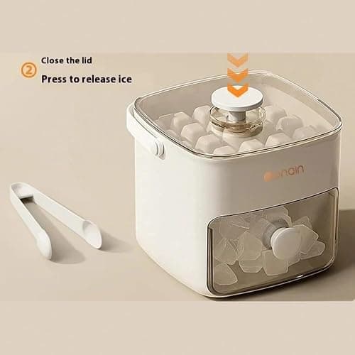 axGear Ice Cube Box Portable Storage Tray with Cover thumbnail 6