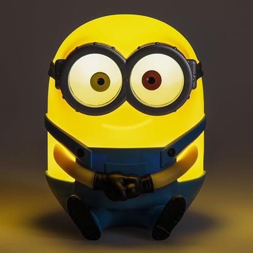 Minions Bob Light, Officially Licensed LED Light Shaped Like Bob, Battery-Powered Home Decor, Perfect for Bedside Table or Shelf, Collectible for Fans of Despicable Me for All Ages | Paladone thumbnail 4