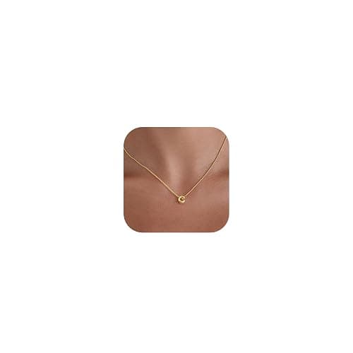 gold C necklace - Image 1