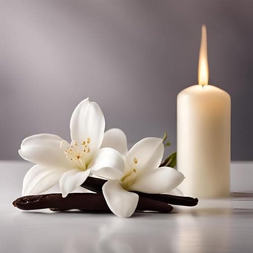 1OAK Soy Wax Scented Candles - Vanilla Bean Candle - Vanilla Candles for Home - Hand-Poured (7oz.) - Vanilla Bean - Clear Jar (7oz) thumbnail 3