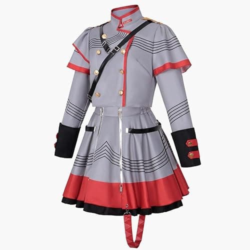 BQDOZJ Kasane Costume Dress Uniform Full Set Socks Women Party Dress thumbnail 3