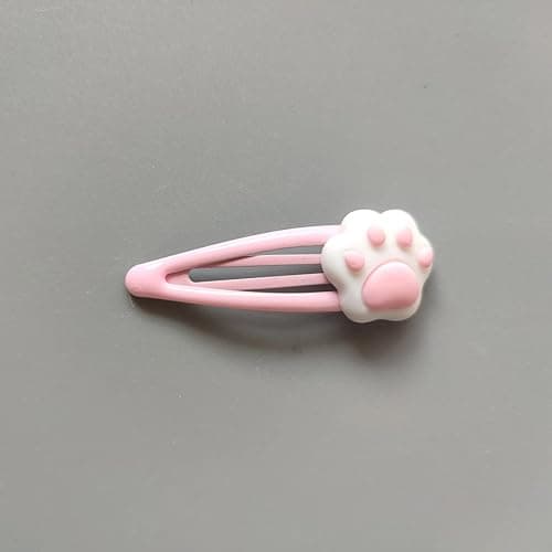 RDTGHY 4Pcs Cat Paw Hair Clips Pink Y2K Kawaii Hairpins for Women Girls Hair Accessories thumbnail 4
