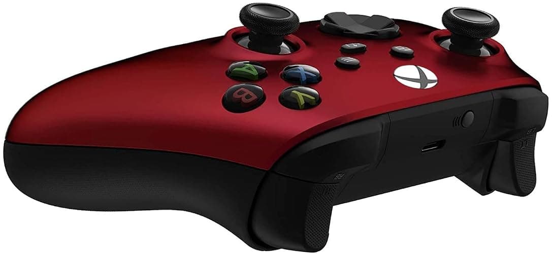 Custom Controllerzz Wireless Controller for Microsoft Xbox Series X/S & Xbox One - Custom Soft Touch Feel - Custom Xbox Series X/S Controller (X/S Red) thumbnail 4