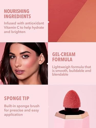 SHEGLAM Color Bloom Liquid Blush Makeup for Cheeks Matte Finish - Love Cake thumbnail 5