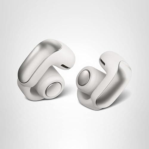 Bose Ultra Open Earbuds - Bluetooth Open Ear Earbuds with OpenAudio for Awareness, Clip-On Design for Comfort, Water Resistant, Up to 48 Hrs of Playtime, White Smoke thumbnail 8
