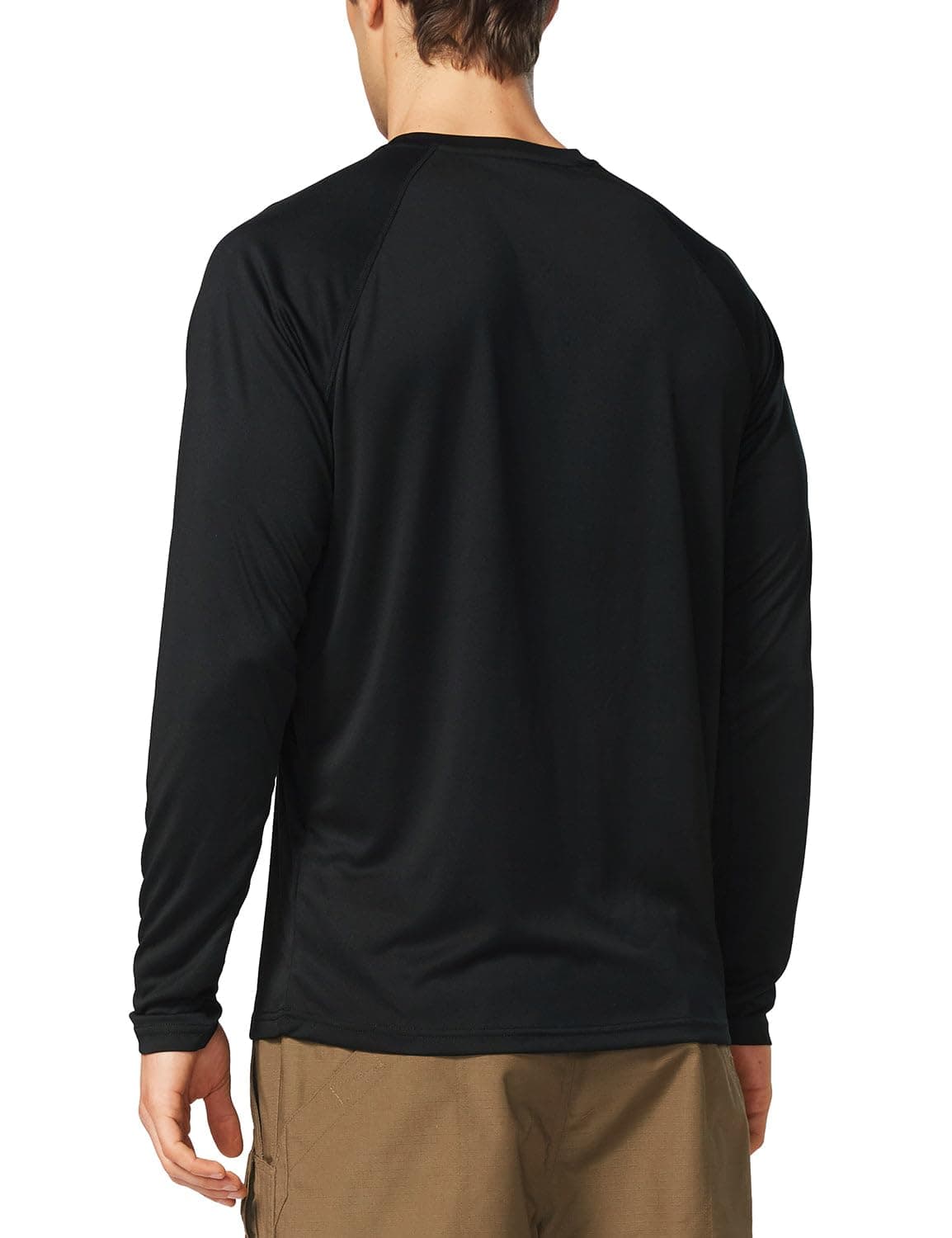 BALEAF Men's UV Shirt Water Resistant UPF 50+ Lycra Sun Protection Long Sleeve Shirt thumbnail 2