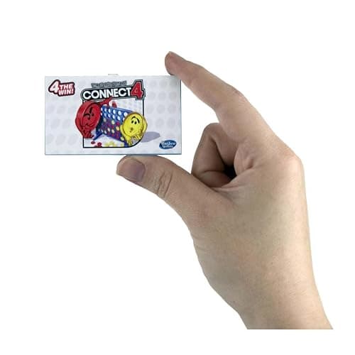 World's Smallest Connect 4 Board Game, Miniature Classic Game with Grid, Case & Tokens, Fun for All Ages, Family Games for Kids, Perfect for Stocking Stuffers, Easter Baskets, Party Favors, Ages 6+ thumbnail 3
