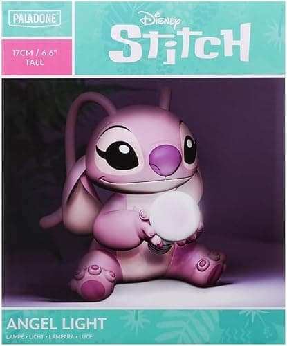 Paladone Angel Light - Officially Licensed Lilo and Stitch Lamp, Disney Collectible Gift, Bedside Table Bedroom Night Light Decor thumbnail 6