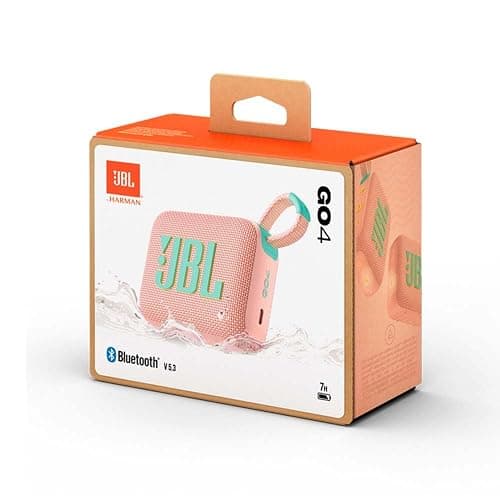 JBL GO 4, Enceinte Bluetooth ultra-portable, son JBL Pro, basses percutantes, 7 heures d'autonomie, fonction Playtime Boost, résistante à l'eau et à la poussière IP67, rose thumbnail 8