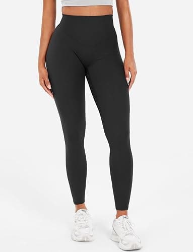 YEOREO Workout Leggings for Women Hidden Scrunch Tummy Control Leggings Agathia High Waisted Gym Yoga Pants thumbnail 2