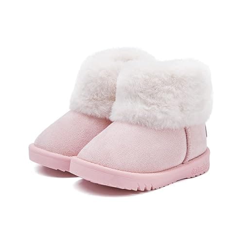 BMCiTYBM Girls Boys Snow Boots Warm Winter Fur Lined Baby Shoes (Infant/Toddler/Little Kid) thumbnail 3