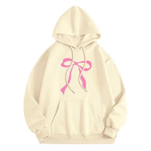XovLAHzY Cute Hoodies For Women Y2K Oversized Fleece Long Sleeve Graphic Print Sweatshirts Fall Casual Loose Workout Tops thumbnail 6