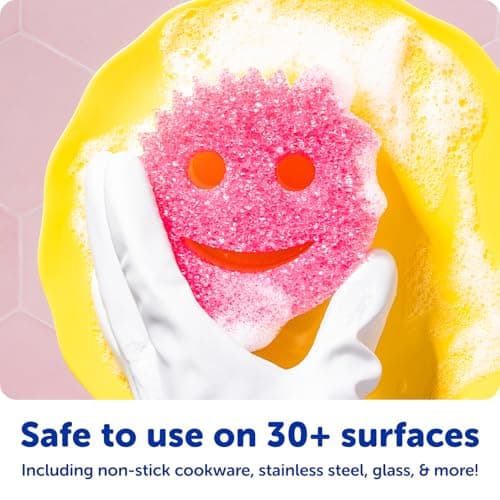 Scrub Mommy Kitchen Sponges - Dual-Sided Dish Sponges for Scrubbing - Non-Scratch Cleaning Sponges for Washing Dishes, Bathroom & Multi-Surface Cleaning - Online Exclusive (3 Count) thumbnail 5