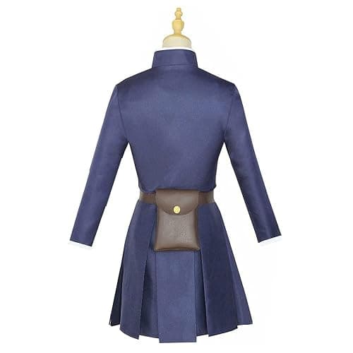 IOPBOT Anime Nobara Kugisaki Cosplay Zenin Maki Uniform Halloween Women Skirts Full Set Waist Bag Coat Skirt Costume thumbnail 3