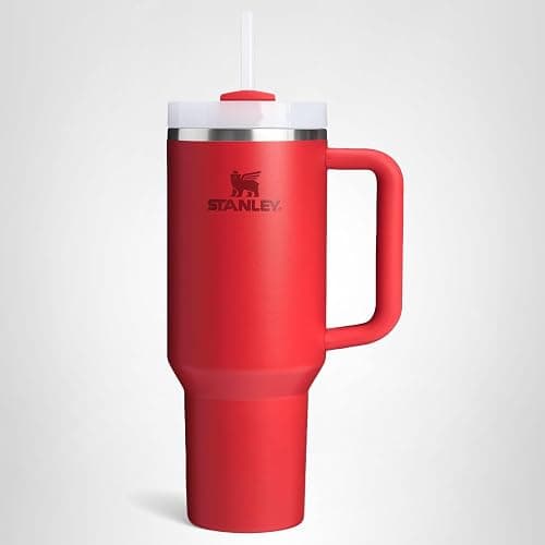 STANLEY Quencher H2.0 Tumbler with Handle and Straw 30 oz | Flowstate 3-Position Lid | Cup Holder Compatible for Travel | Insulated Stainless Steel Cup | BPA-Free | Chili Red thumbnail 9