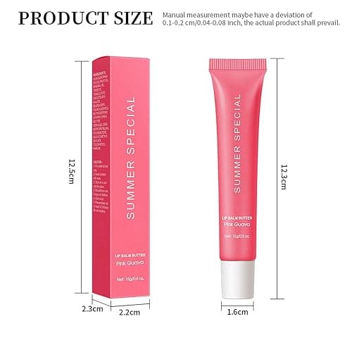 5PCS Summer Special Lip Balm Butter Set - Natural Shea Butter & Avocado Oil, Hydrating Non-Sticky&Lightweight, Soothes & Softens Dry Lips, Lip Care Gift Set thumbnail 8