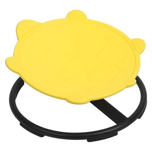 Smalibal Spinning Chair for Autistic Kids, Sensory Spinning Chair, Toddler Spinning Seat Training Body Coordination and Balance, Sit and Spin Training Body Coordination Yellow - Image 1