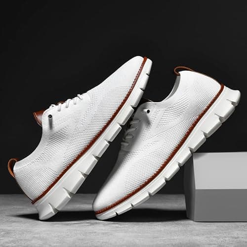 Wearbreeze Men’s Business Casual Oxford Sneakers – Lightweight Lace-Up Dress Shoes for Work, Travel & Daily Commute thumbnail 7