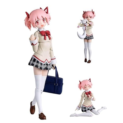 YLQANONG KanameMadoka Figures Ultra Movable Interchangeable Parts Kaname Madoka Anime Action Figurine Anime Akemi Homura Figure Statues 13CM - Image 1