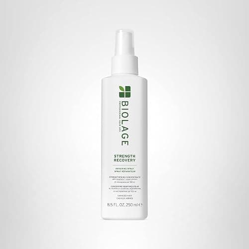Biolage Strength Recovery Repairing Spray - Leave-In Treatment, Strengthens & Repairs Damaged Hair, Heat Protectant, Detangling Leave-In Treatment, With Olive Squalane & Vegan Proteins thumbnail 11