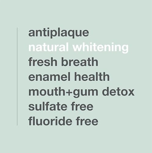 Davids Fluoride Free Toothpaste, Teeth Whitening, Antiplaque, SLS (Sulfate) Free, Promotes Enamel Health, Mouth & Gum Detox, EWG Verified, Peppermint, 5.25oz thumbnail 4