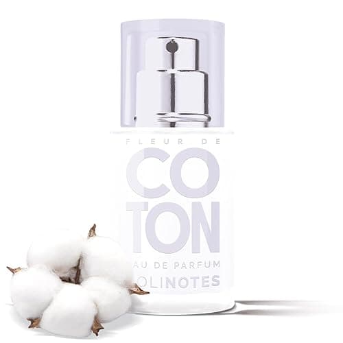 SOLINOTES Cotton Flower Perfume for Women - Eau De Parfum | Delicate Floral and Soothing Scent - Made in France - Vegan - 0.5 fl.oz - Cotton Flower