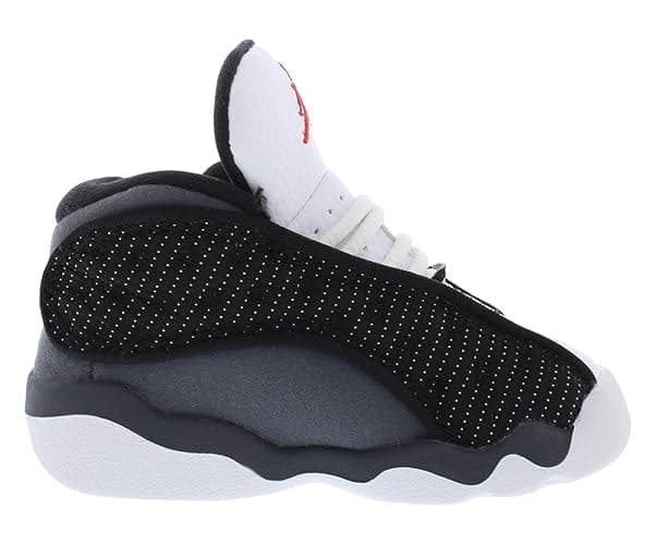 Nike Jordan 13 Retro Infant/Toddler Shoes - 5 Toddler - Black/University Red thumbnail 3
