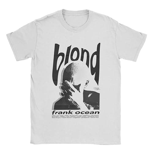 Franks Rapper T Shirts Men Women Ocean T-Shirt Blonds Tee Rap Shirt Short - Image 1