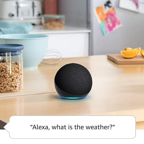 Echo Dot (5.ª generación, modelo de 2022) | versión internacional | Altavoz inteligente con Alexa | Antracita | No disponible en portugués (Portugal) thumbnail 3