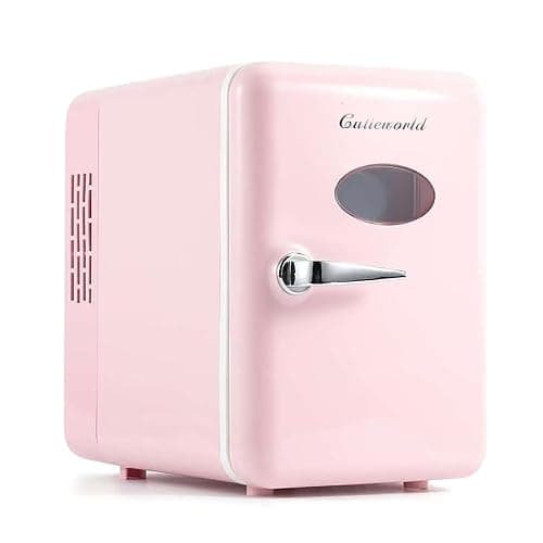 CUTIEWORLD 4L Beverage Cooler for Home, Pink - Image 1