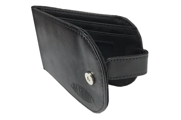 Big Skinny Women's Taxicat Leather Bi-Fold Slim Wallet, Holds Up to 25 Cards thumbnail 5