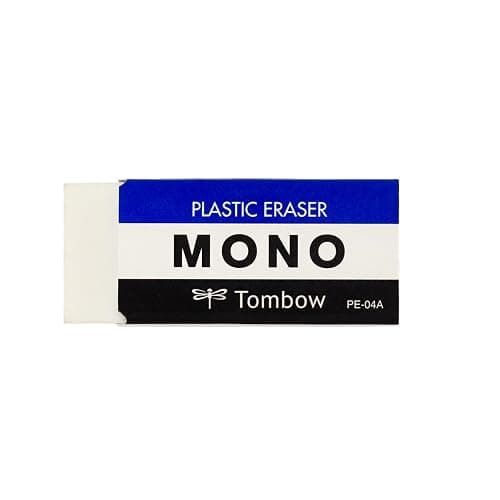 Tombow 57324 MONO Eraser, White, Medium, 3-Pack. Cleanly Removes Marks Without Damaging Paper thumbnail 3