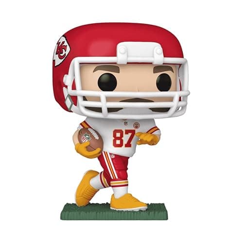 Travis Kelce #257 Facsimile Signed Reprint Laser Autographed Funko POP! Football NFL: Kansas City Chiefs Figurine with Protector Case thumbnail 2