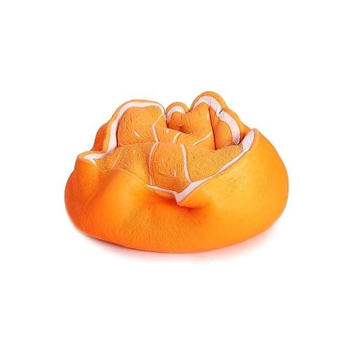 Anboor 10 Inches Squishies Orange Jumbo Kawaii Soft Slow Rising Scented Big Fruit Squishies Stress Relief Kid Toys Decoration Props thumbnail 5