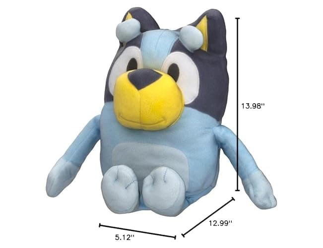 Bluey Talking Plush Toy, 13” Bluey Toys Plush Stuffed Animal, Singing Dog Toys for Kids with 9 Different Phrases, Musical Talk Back Toy Gift for Kids - Bluey thumbnail 3