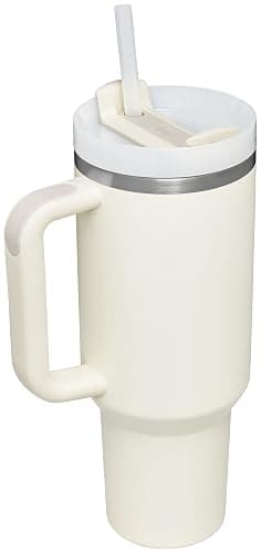 Stanley Quencher H2.0 Tumbler with Straw 40 oz | Flowstate 3-Position Lid | Cup Holder Compatible for Travel | Insulated Stainless Steel Cup | BPA-Free | Cream thumbnail 3