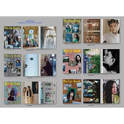DREAMUS NewJeans New Jeans 1st EP Album Bluebook Version CD+Mini Poster On Pack+Log Book+Pin-up Book+Phoning Manual Book+ID thumbnail 5