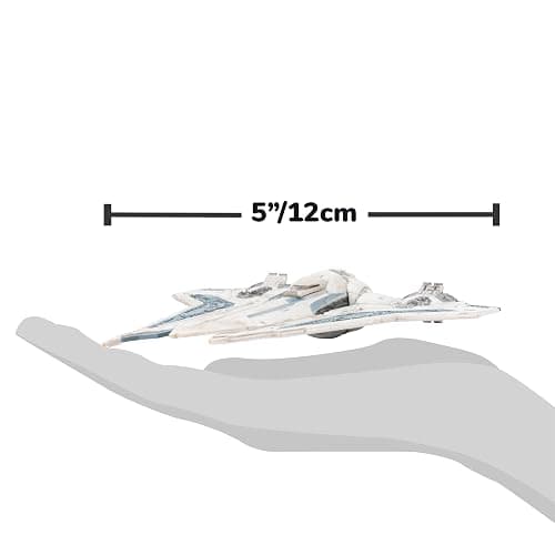 Star Wars Micro Galaxy Squadron Bo-Katan’s Gauntlet Fighter (Armada Edition) - 5-inch Vehicle with Rotating Wings and 1-Inch Micro Figure Accessory thumbnail 3